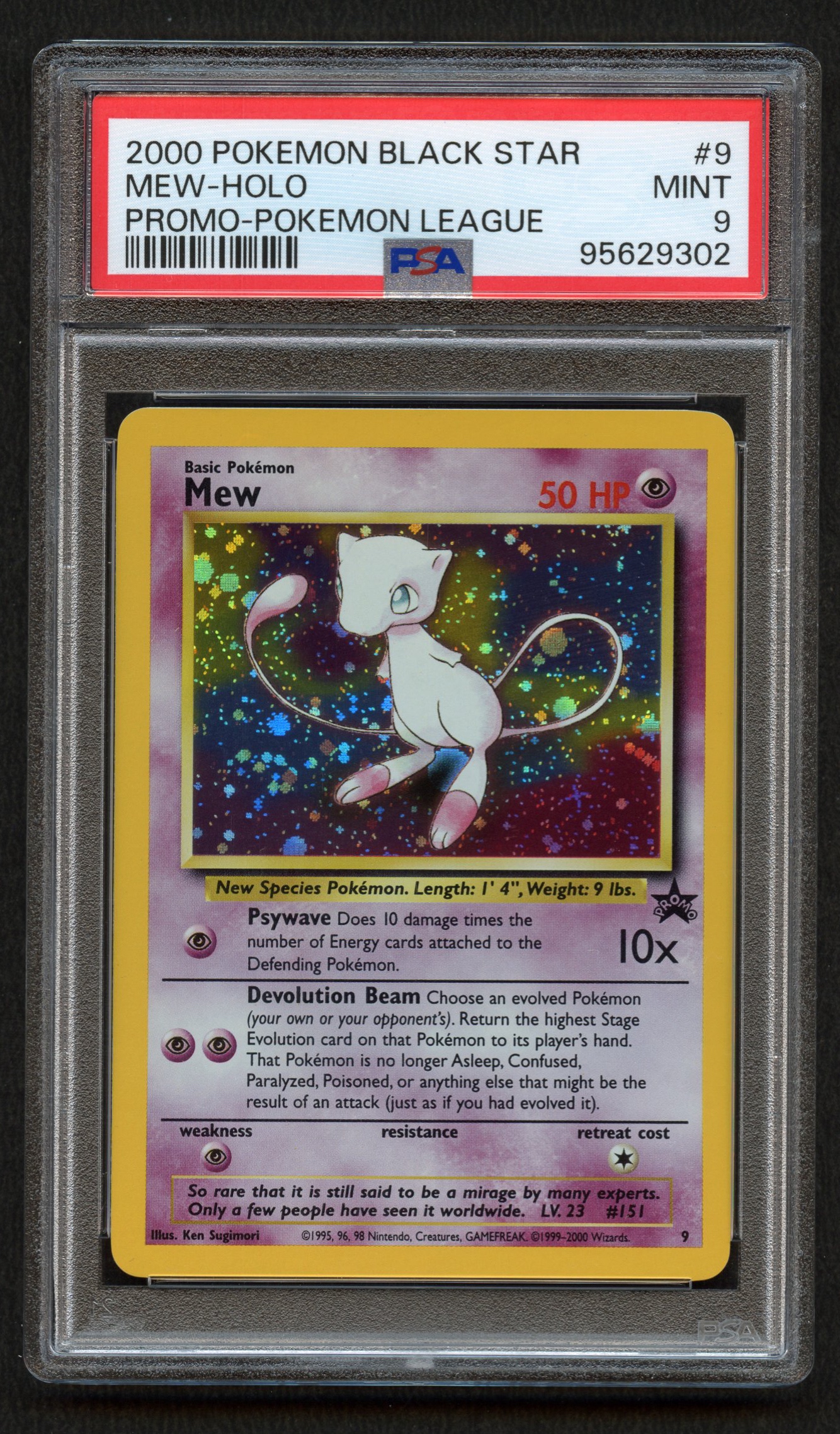 PSA 9 Mew - Black Star Promo #9