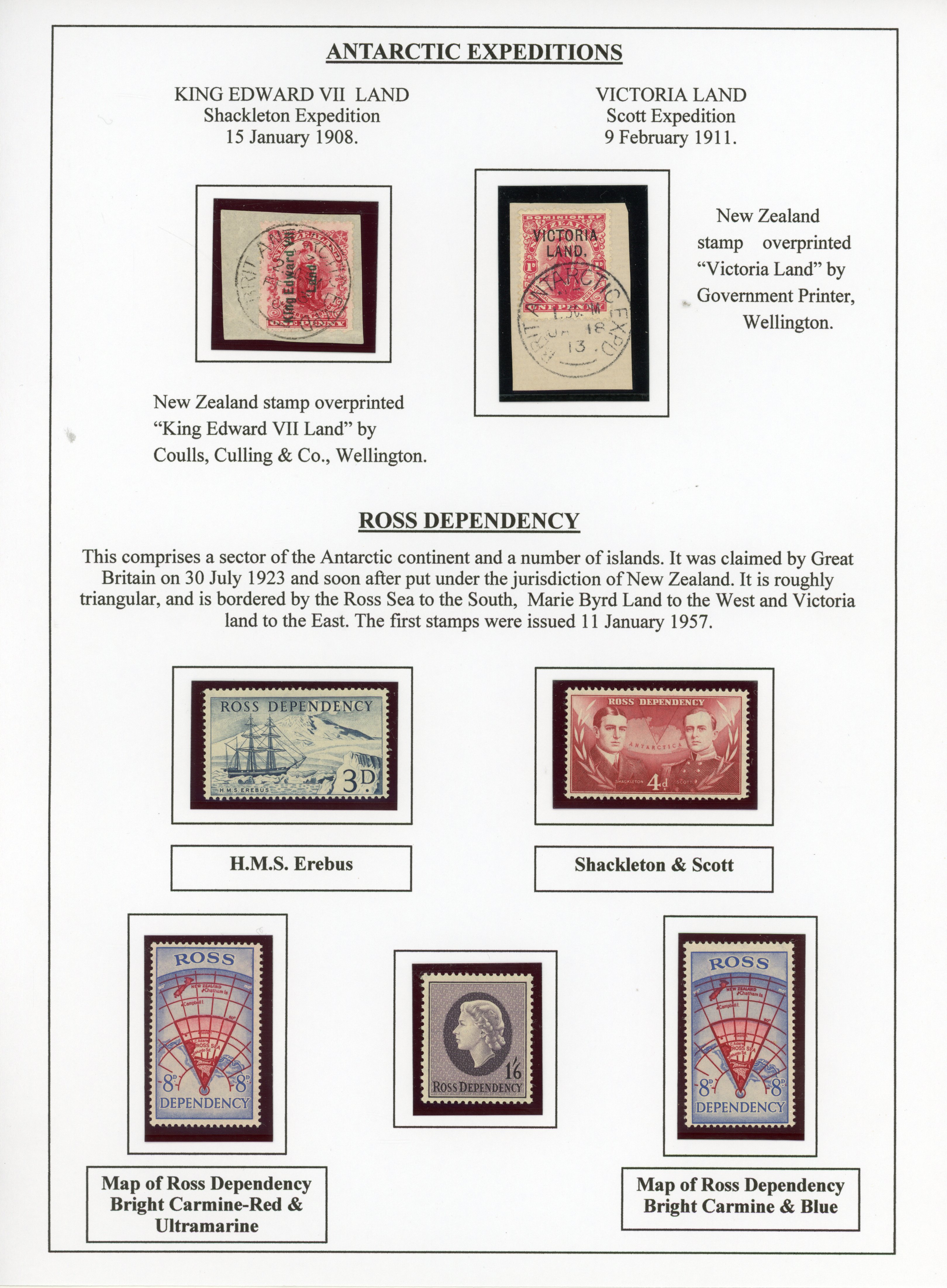 Antarctic display collection