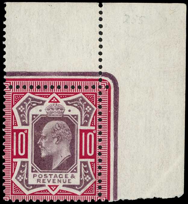 1902 10d slate-purple and deep (glossy)...