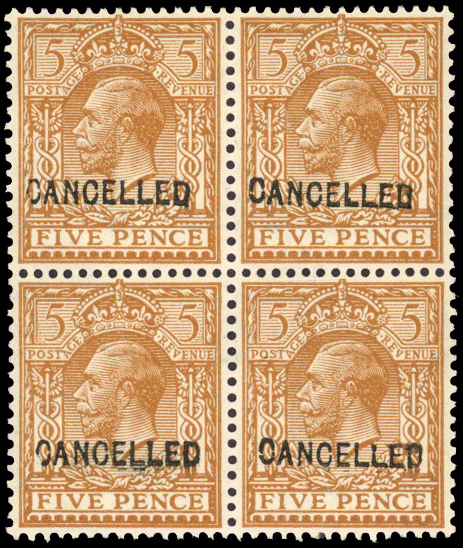 SG 382var opt cancelled in block of four 