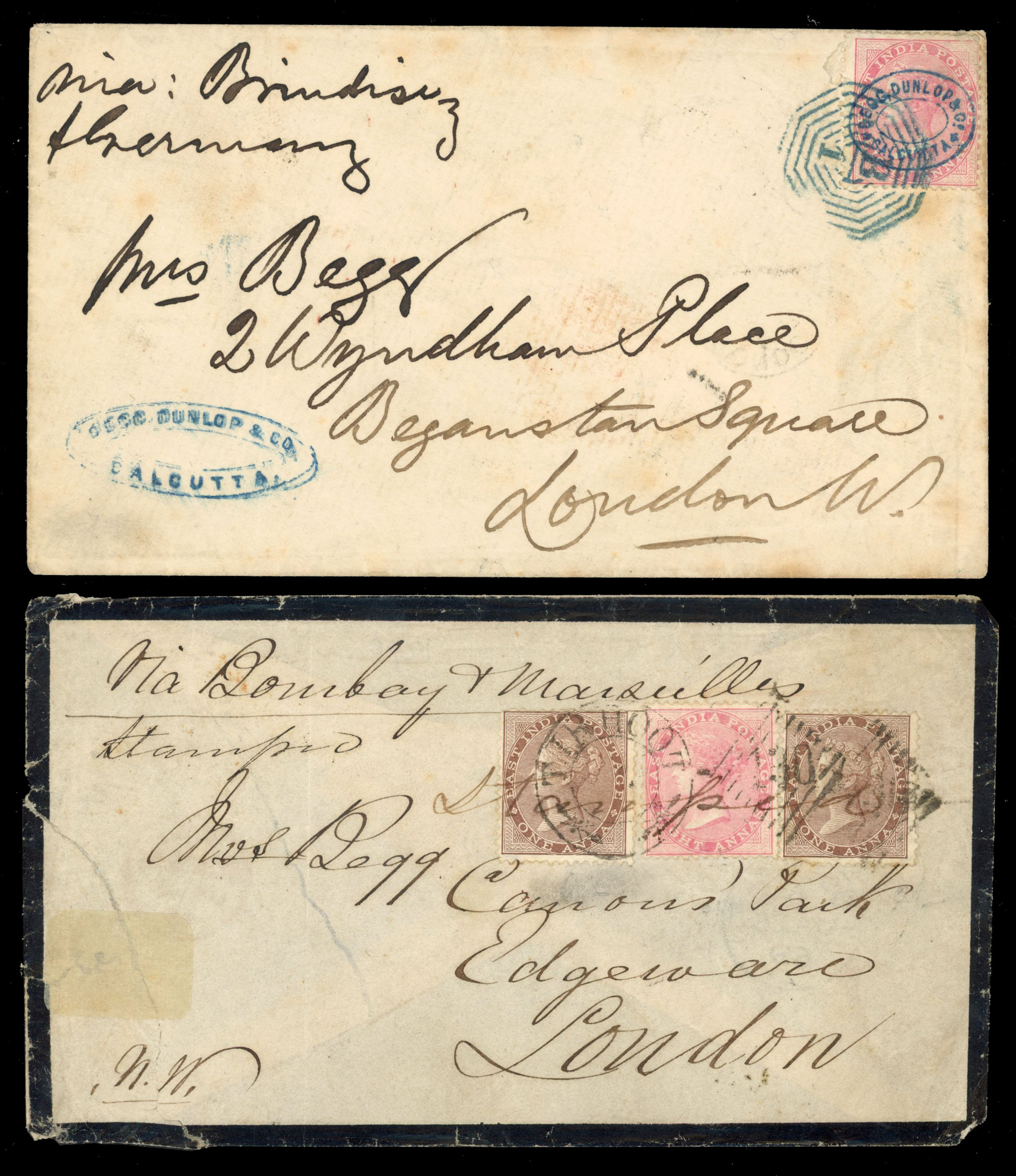 India QV-KGV Postal History group