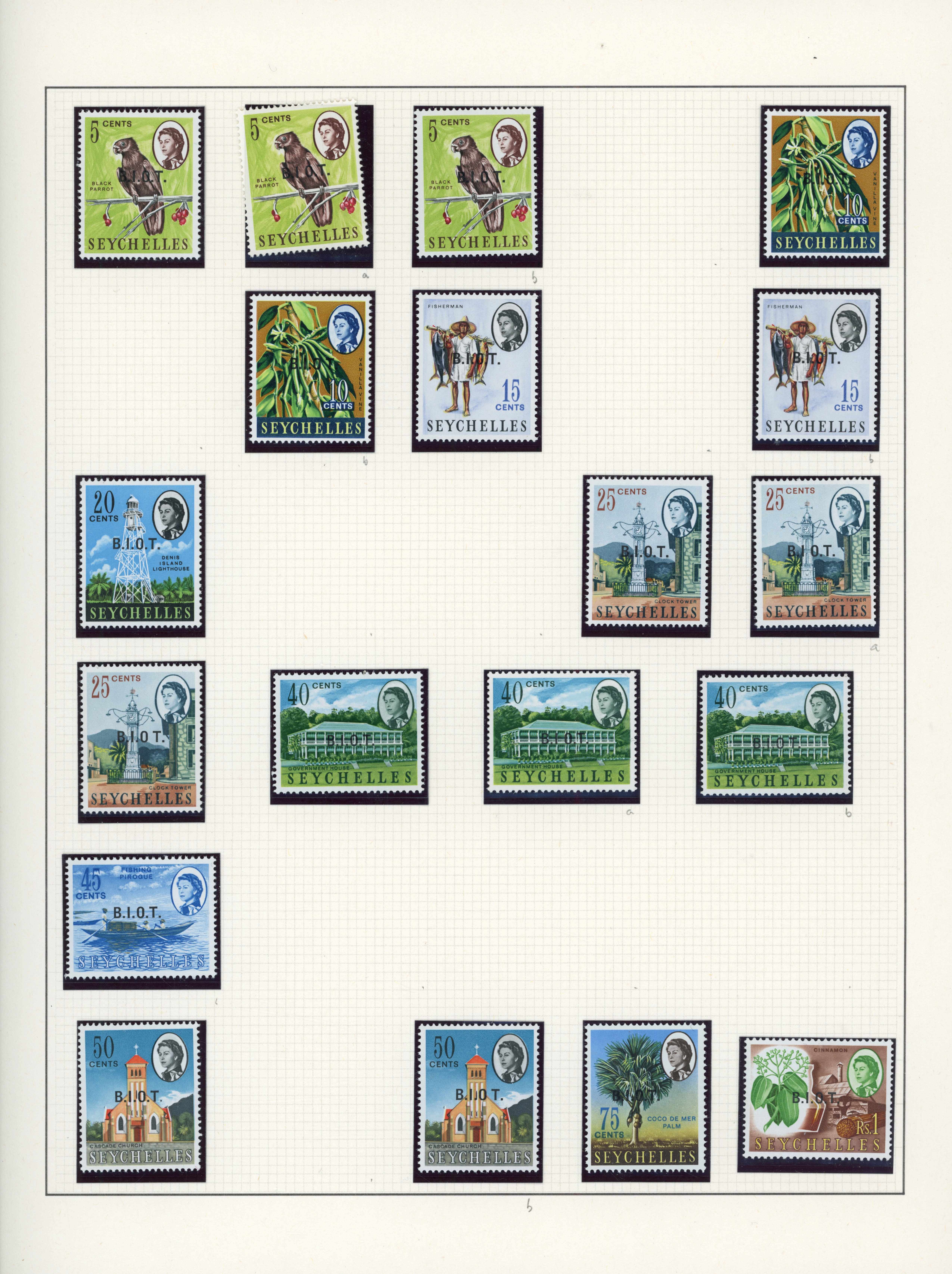BIOT 1968-75 collection mint