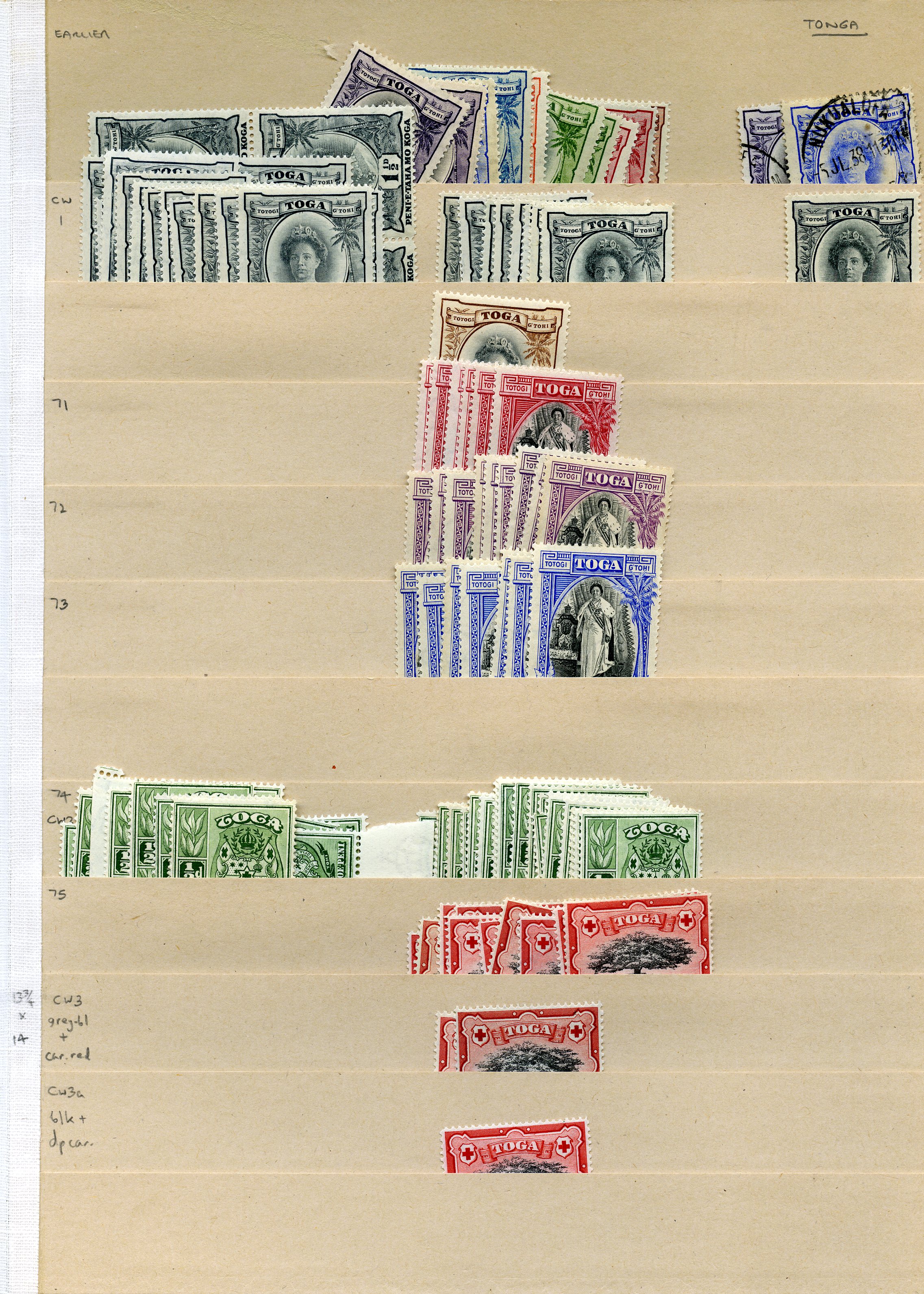 1924-52 KG VI almost exclusively mint stock...