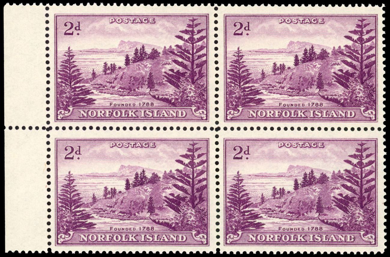Norfolk Islands SG 4a block mint