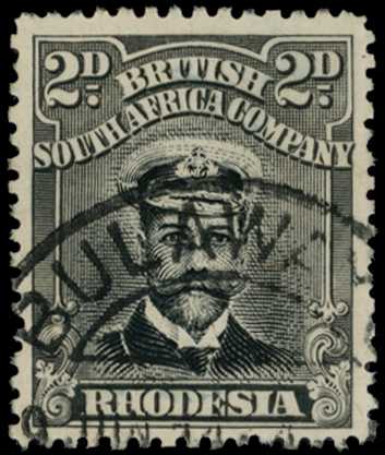 1913-7 2d Head Die II, perf 14. Fine...