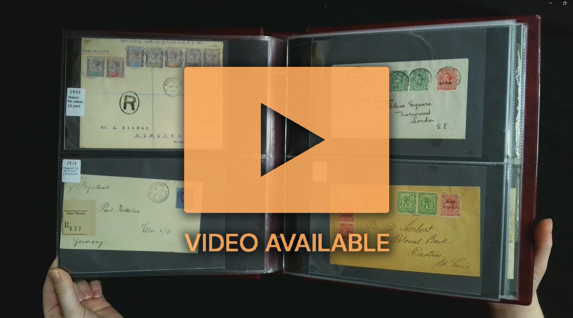 St Vincent Postal History collection