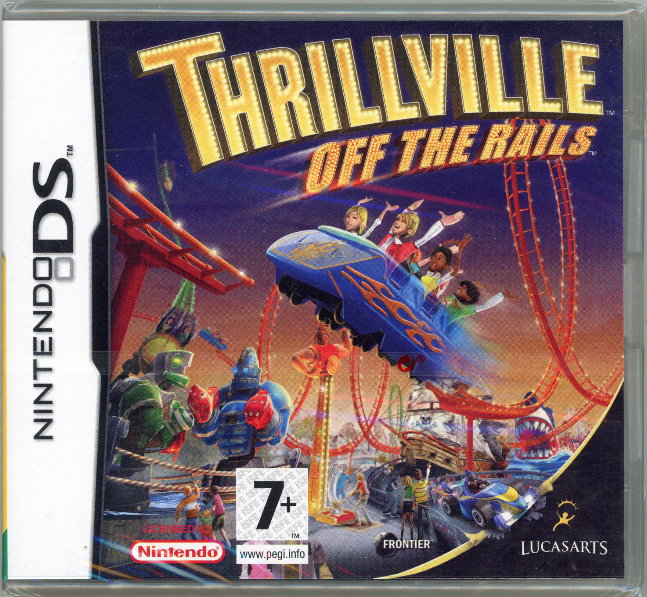Nintendo - Thrillville Off the Rails - DS, Nintendo - Trauma Center Under The Knife - DS, and Nintendo - Overlord Minions - DS - All Sealed.