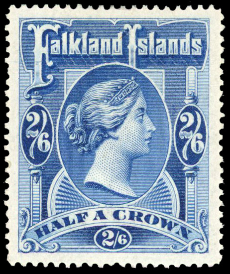 Falkland Islands SG 41 var mint
