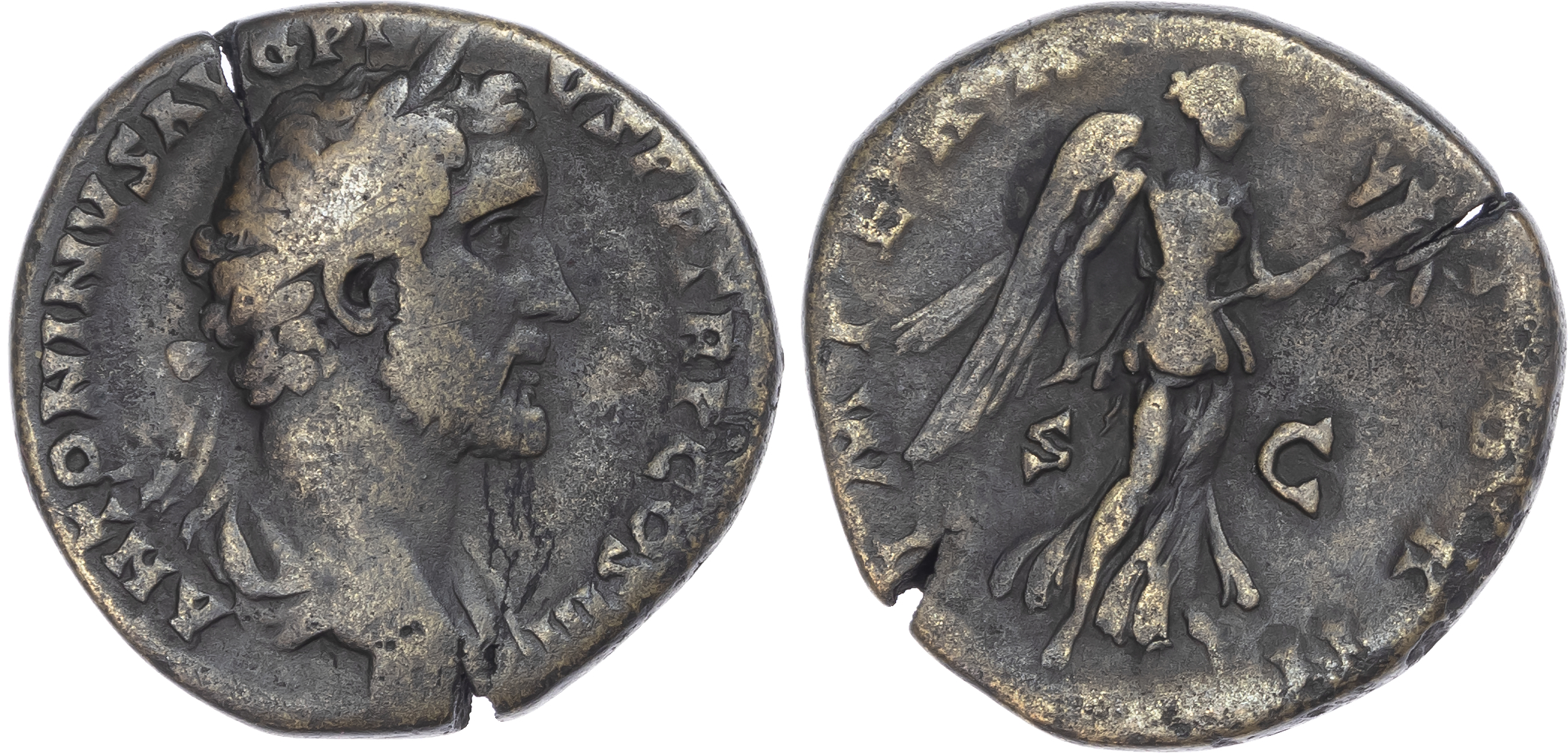 Antoninus Pius (AD 138-161) AE Sestertius, Rome, AD 143-144, 18.58g. 