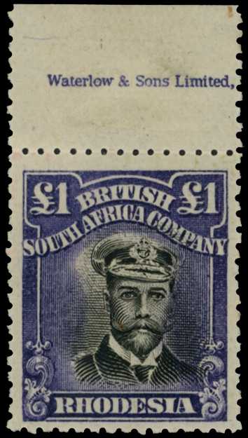 1917-20 £1 Head Die IIIA, perf 14....