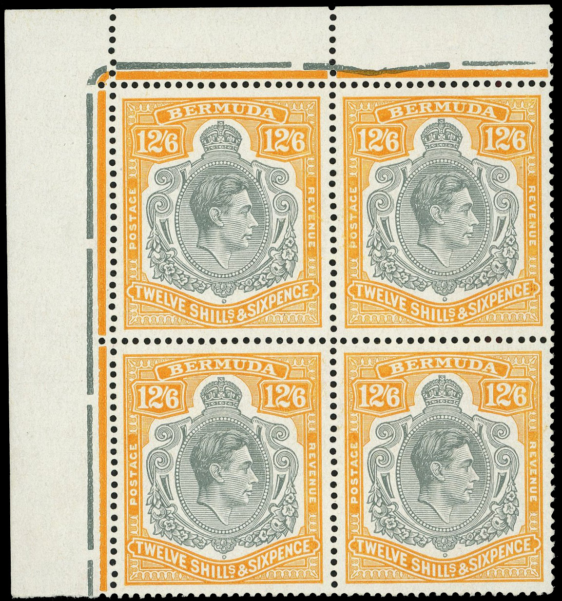 Bermuda SG 120c block mint