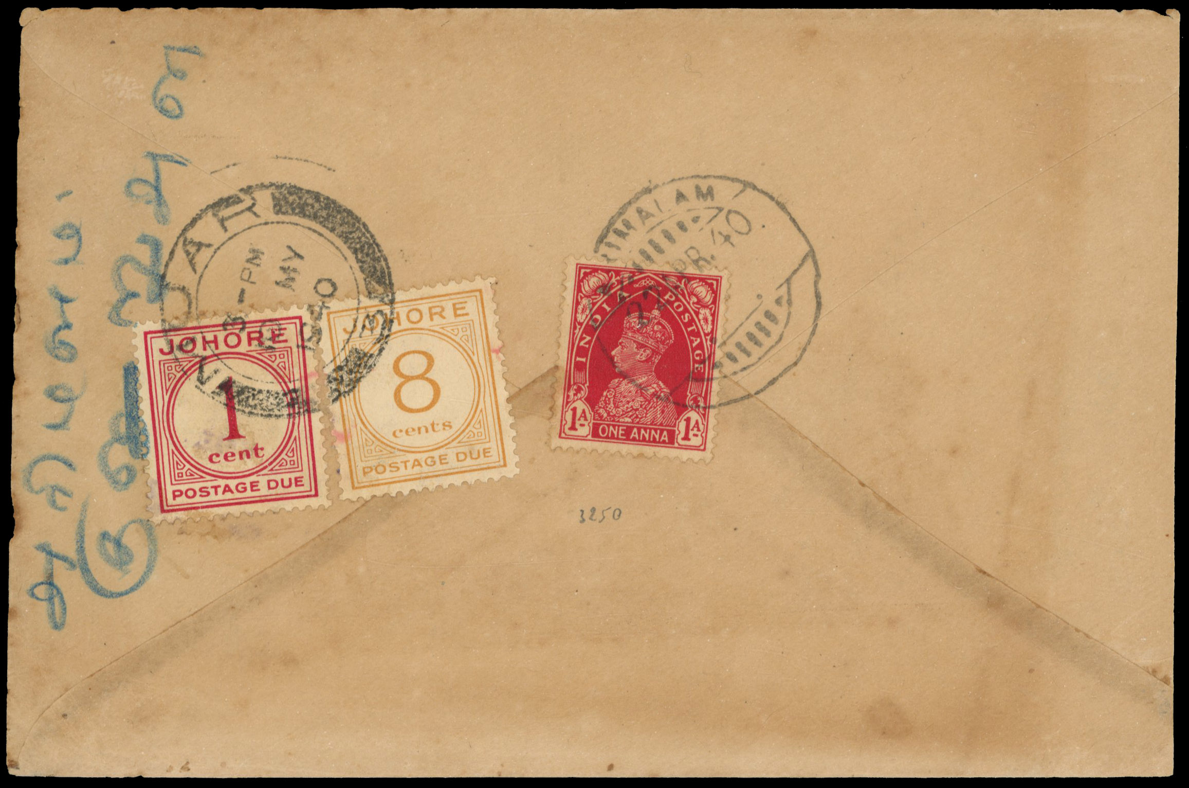 Malaya Johore SG D1, D3 cover