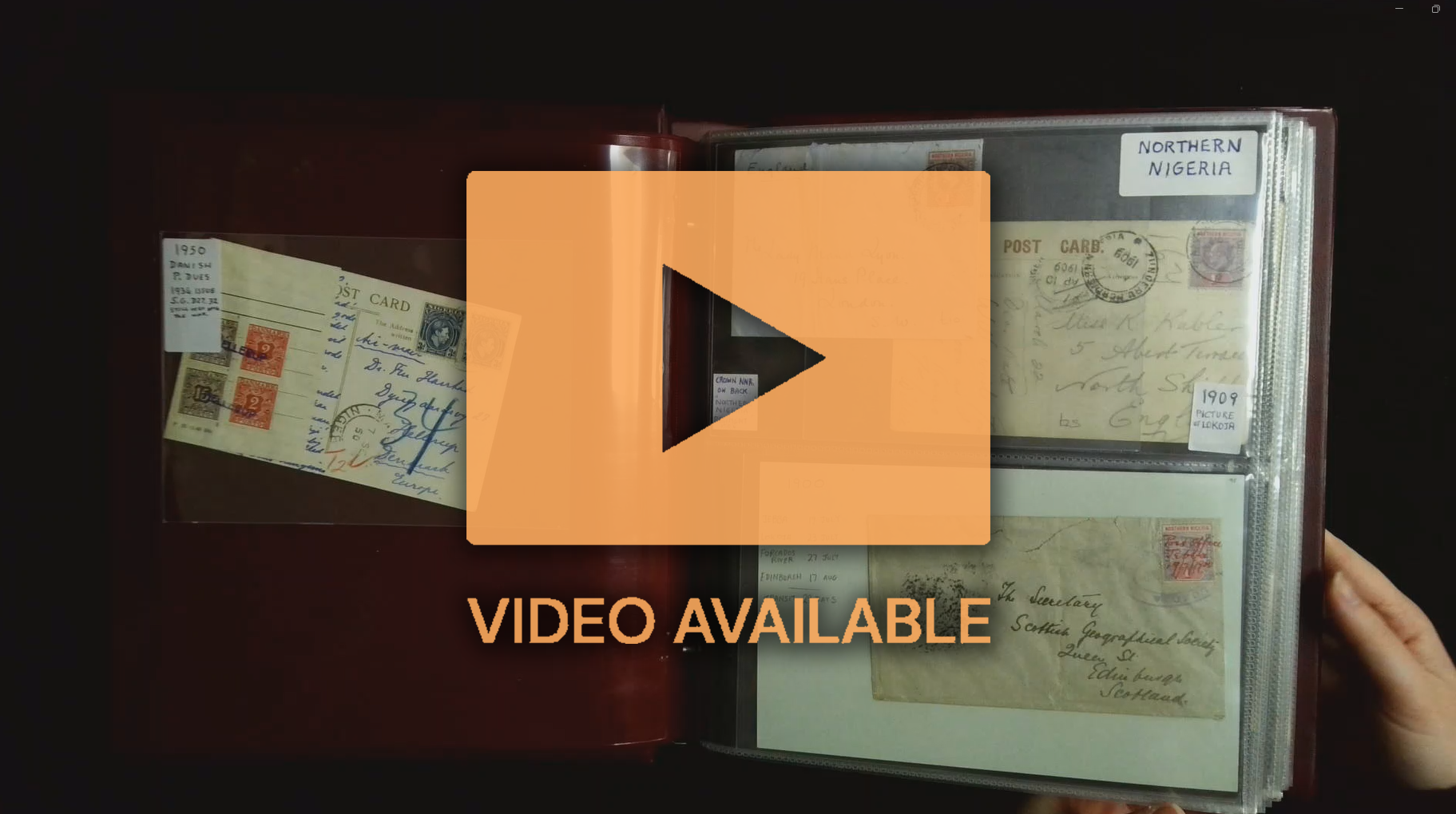 Nigeria Postal History collection