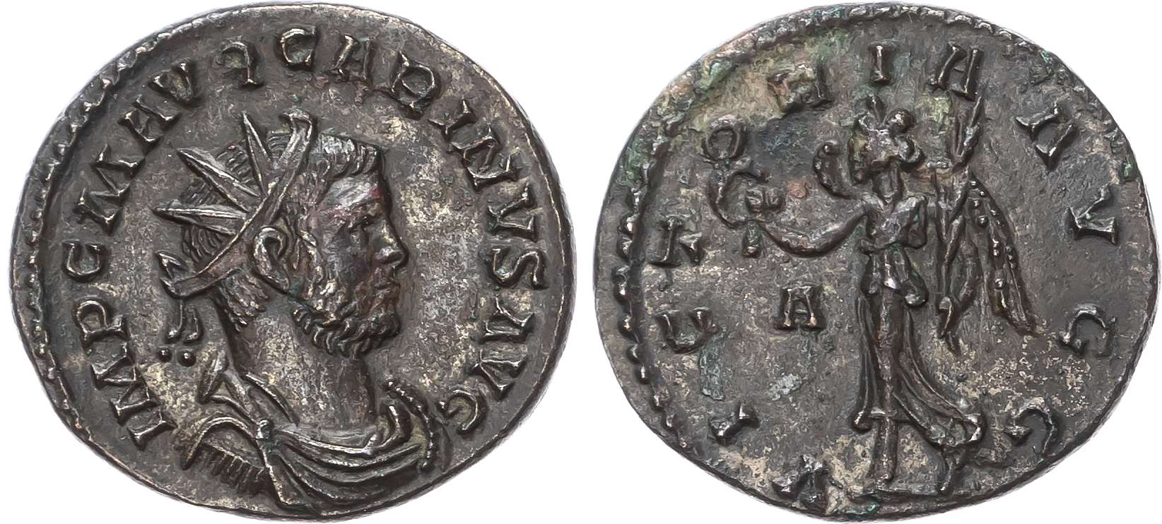 Carinus (AD 283-285), Billon Antoninianus, Lugdunum, 4.33g.