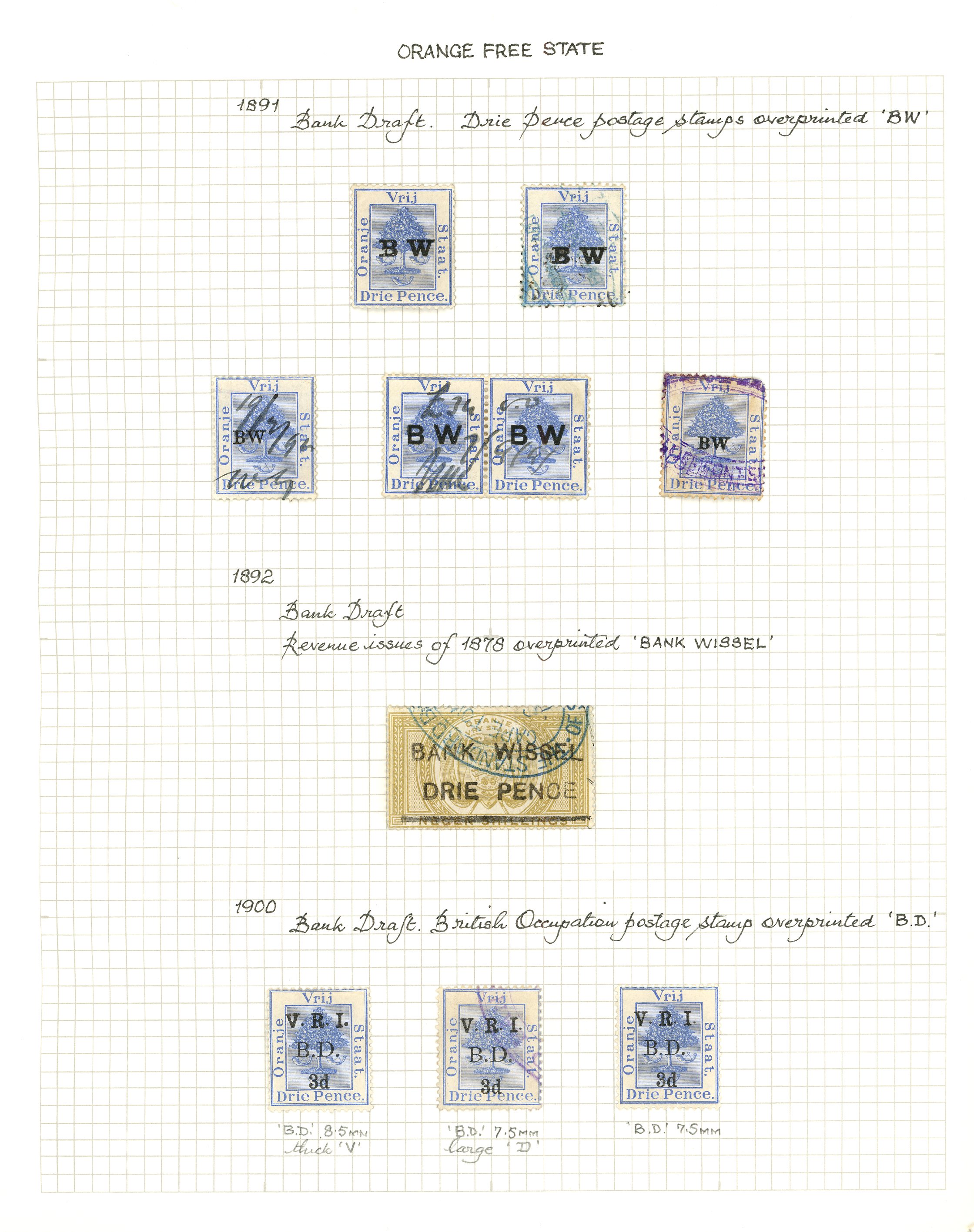 Comprehensive collection neatly written up on...