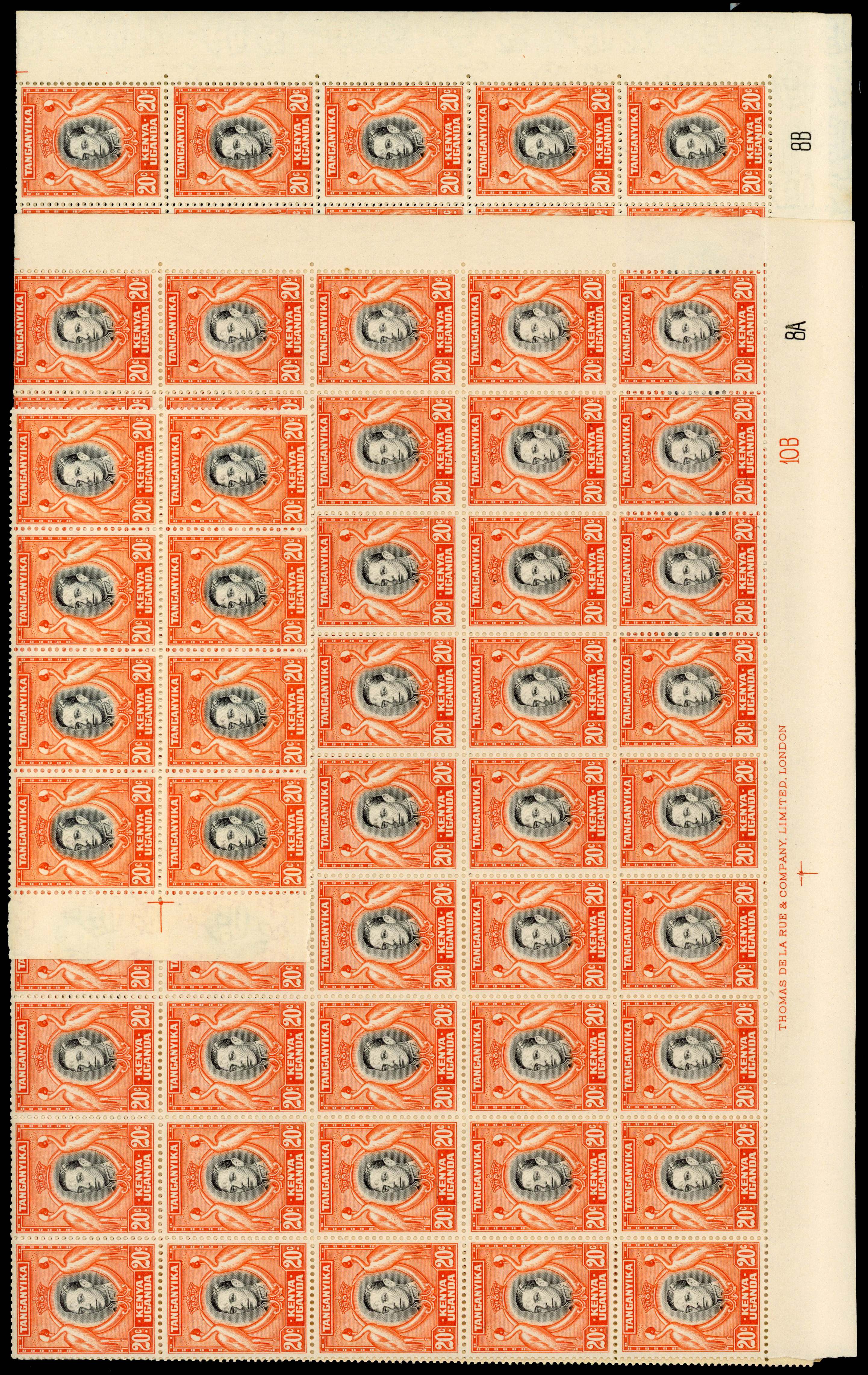 KUT SG 138ba multiples mint