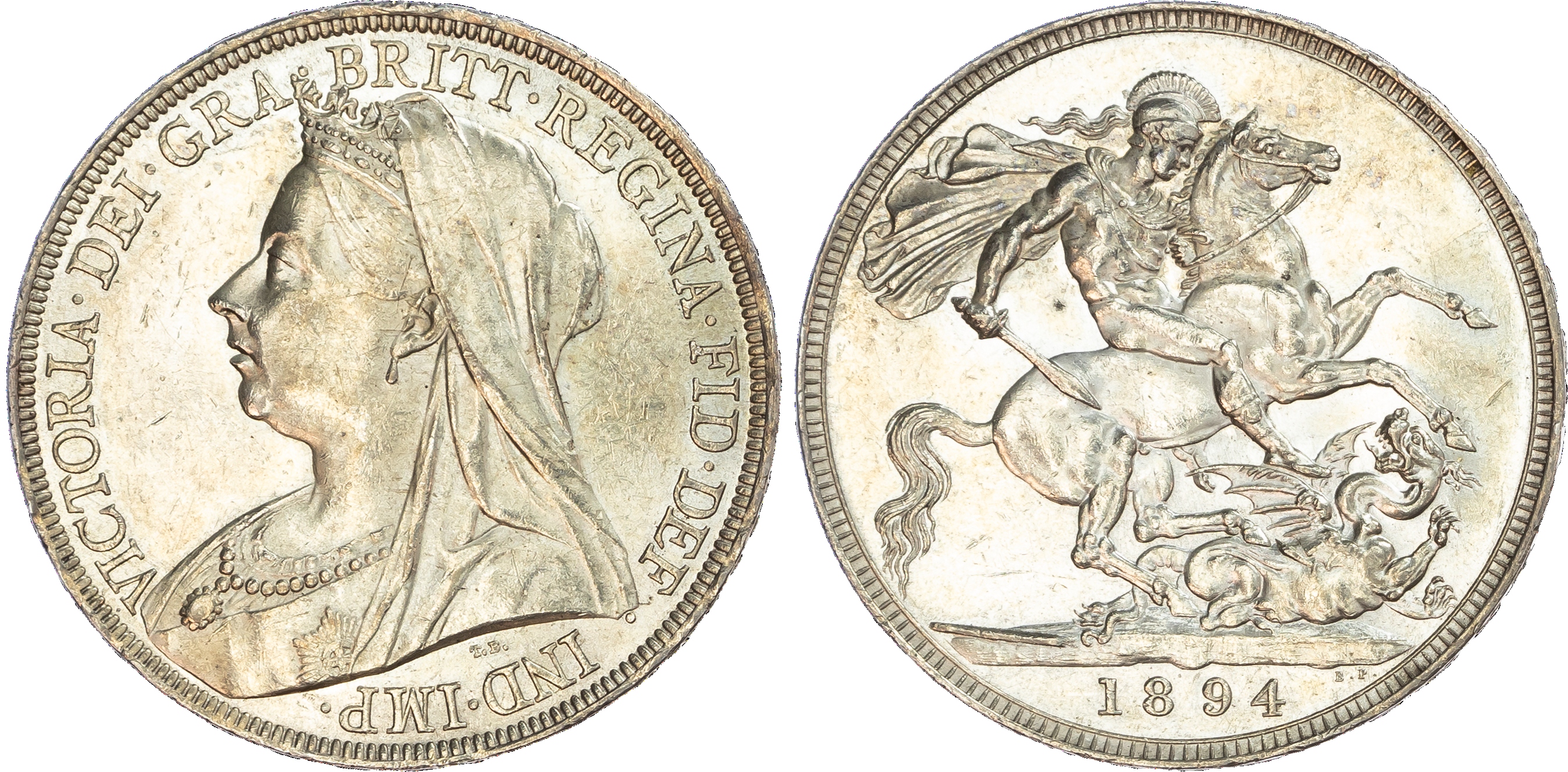 Victoria (1837‑1901), Crown, 1894, LVIII.