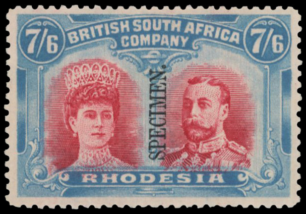 † 7/6d Specimen Eyebrow Line