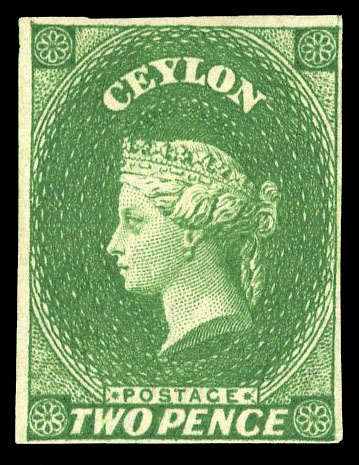 Ceylon SG 3 in yellowish green shade mint 