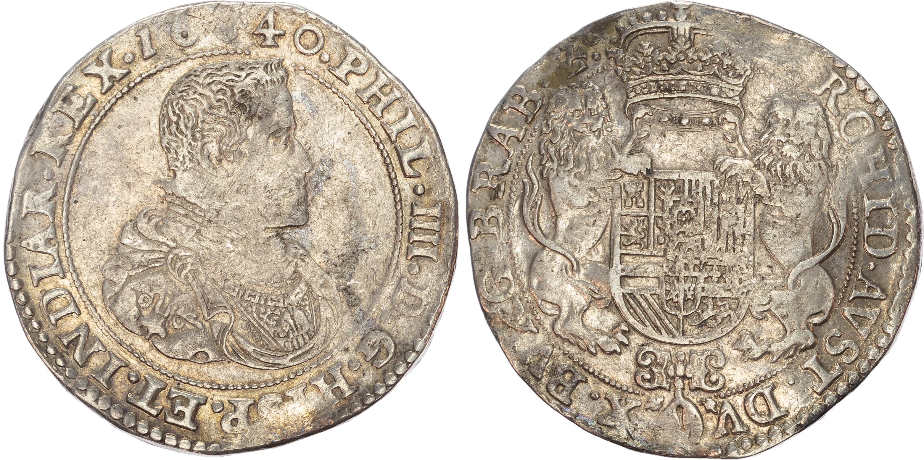 Spanish Netherlands, Brabant, Philip IV (1621-1655), silver Ducaton, 1640