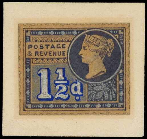 1884 handpainted essay by G.R, Smith for the...