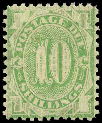 Postage Dues. 1903 10/- dull green with...