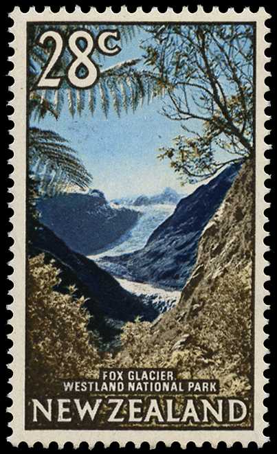 1968 28ct Fox Glacier with yellow...