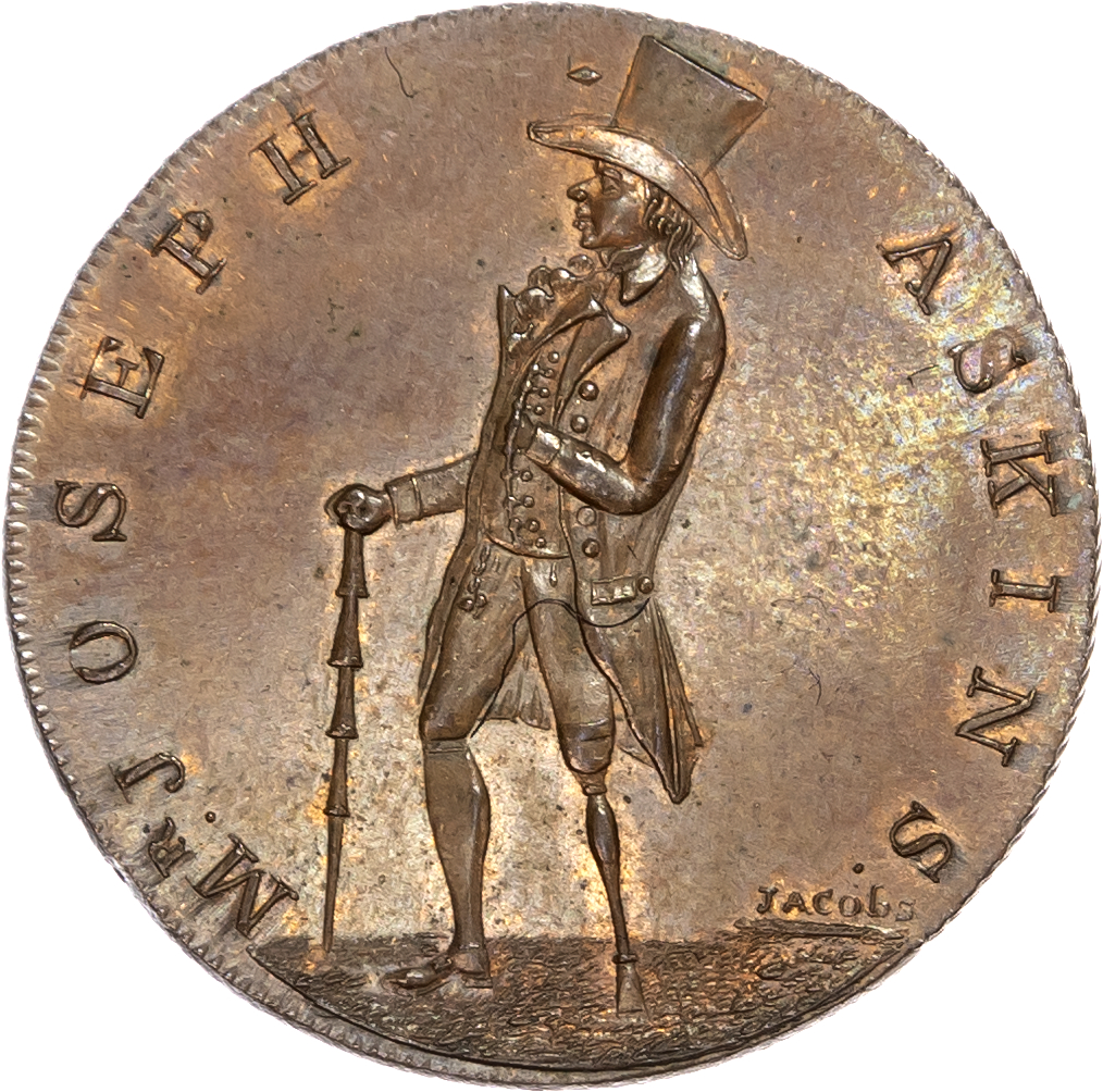 London - uncertain locality, Joseph Askins (ventriloquist), Jacob’s Halfpenny 1796