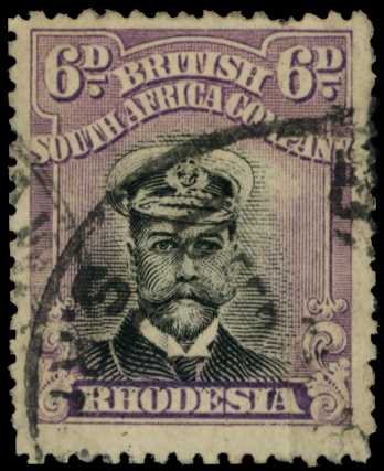 1918-21 6d Head Die II retouch, perf 14,...