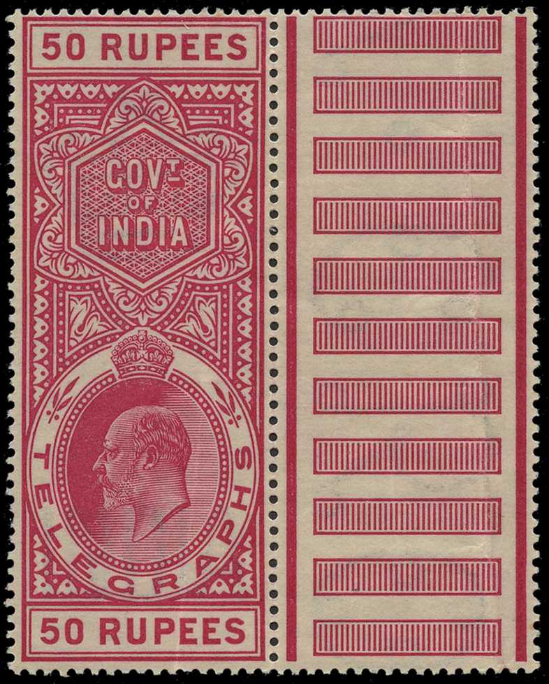 Telegraphs. 1904 50r carmine, right...