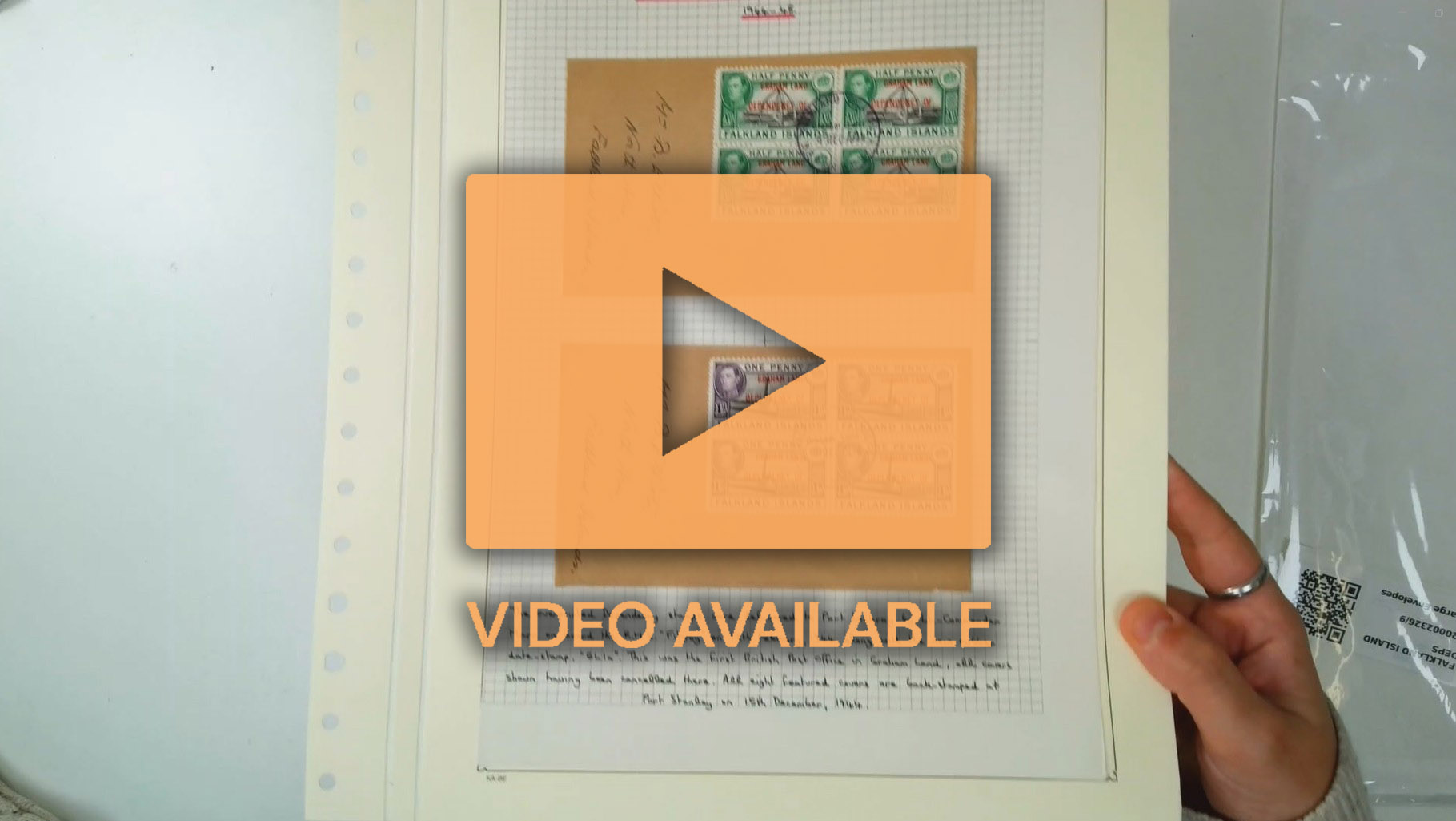 FID SG A1-D8 1944 blocks on philatelic covers