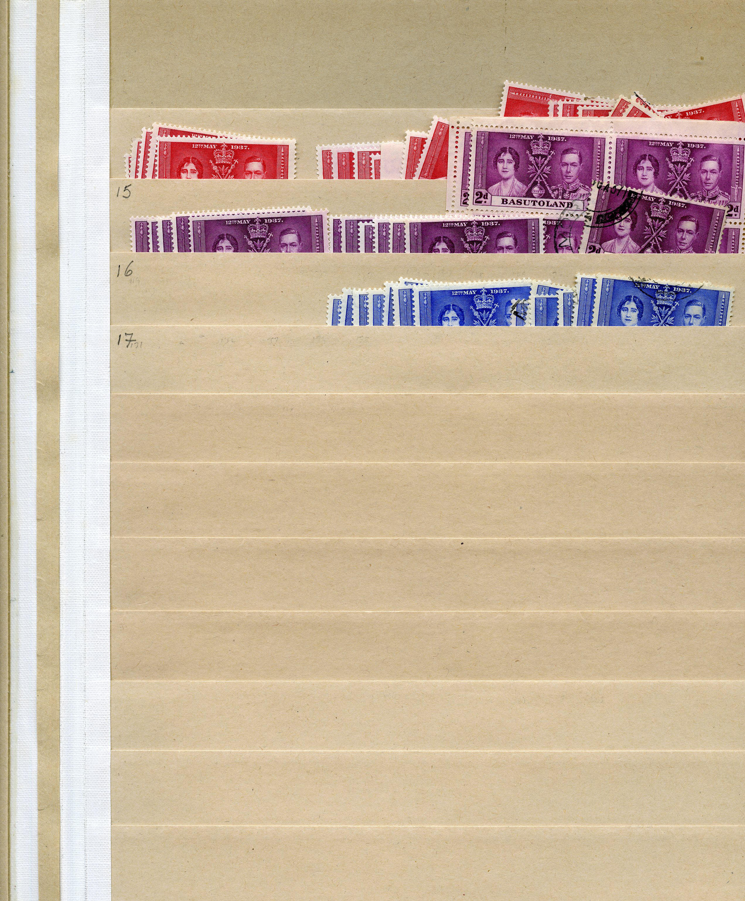 1937-51 KG VI mint and used stock on...