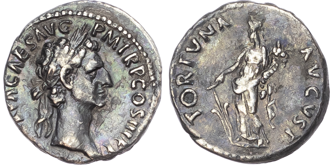 Nerva (AD 96-98) AR Denarius, Rome, AD 97, 3.29g. 
