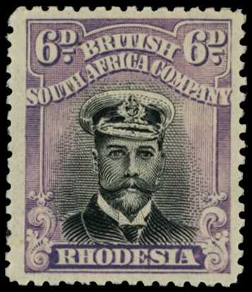 1918-21 6d Head Die IIIB, perf 14, toned...