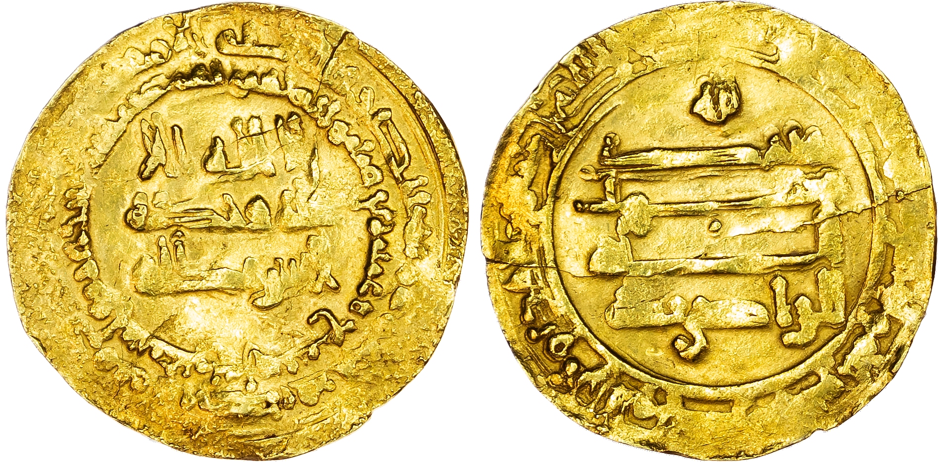 Abbasid, Al‑Radi (AH 322‑329 / 934‑940 AD), gold Dinar, AH 329 (?), Filastin