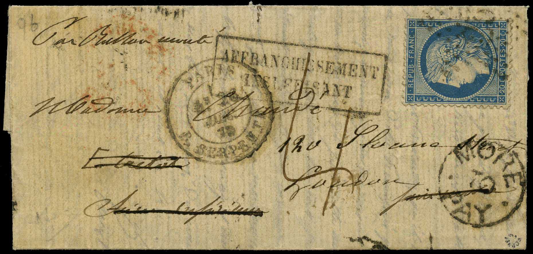 Fiftieth Balloon of the Siege: 1870 entire...