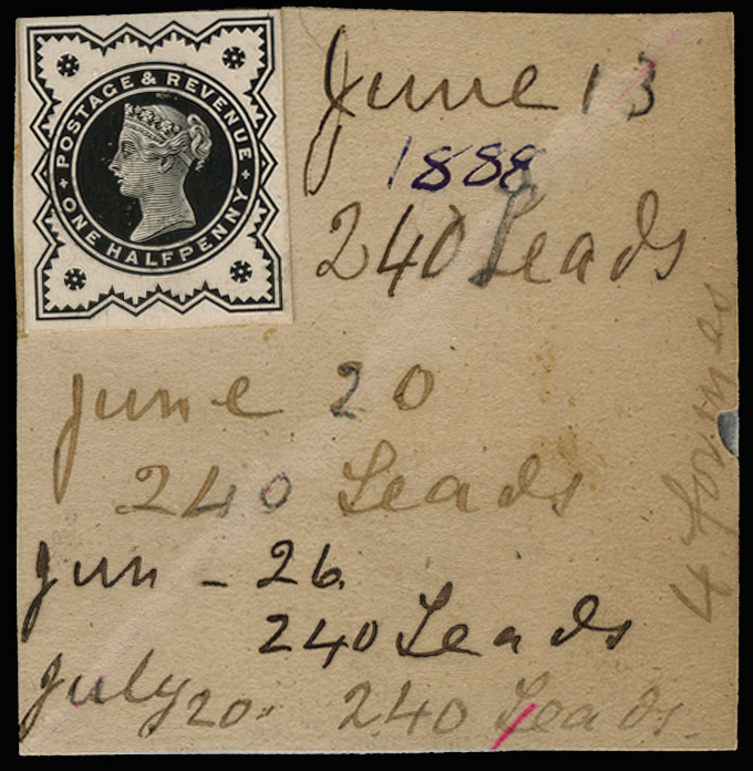 GB 1888 (PROOF) SG197var