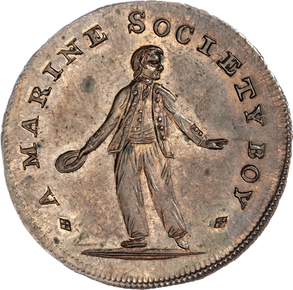 London - Holborn, Thomas Spence Halfpenny 1796