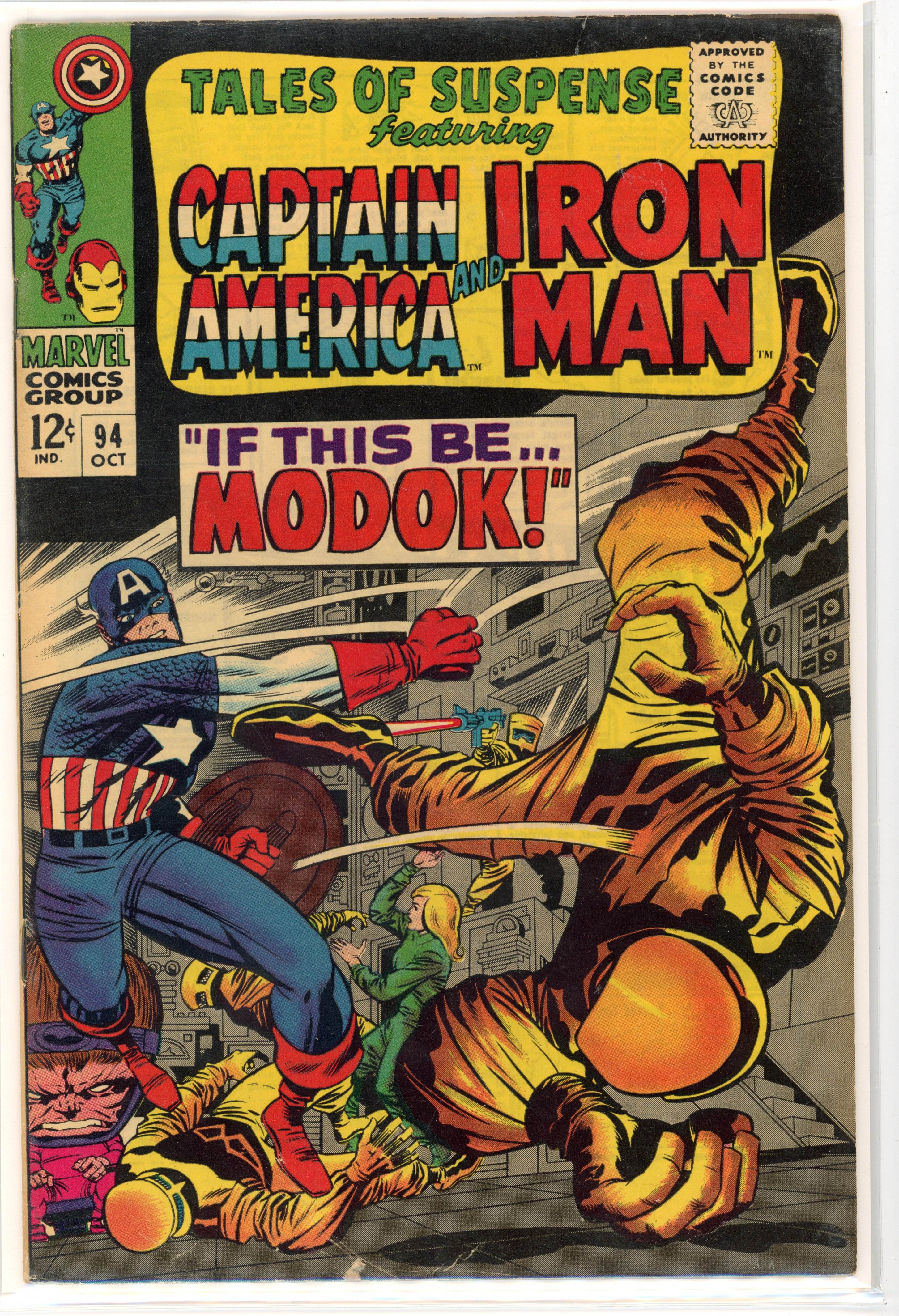 Tales Of Suspense #94 (Marvel Comics 1967) First appearance of M.O.D.O.K.