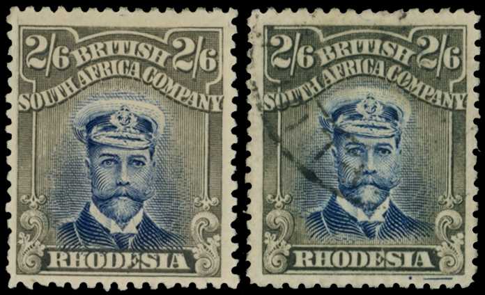 1913-7 2/6d Head Die II, perf 14. Mint and...