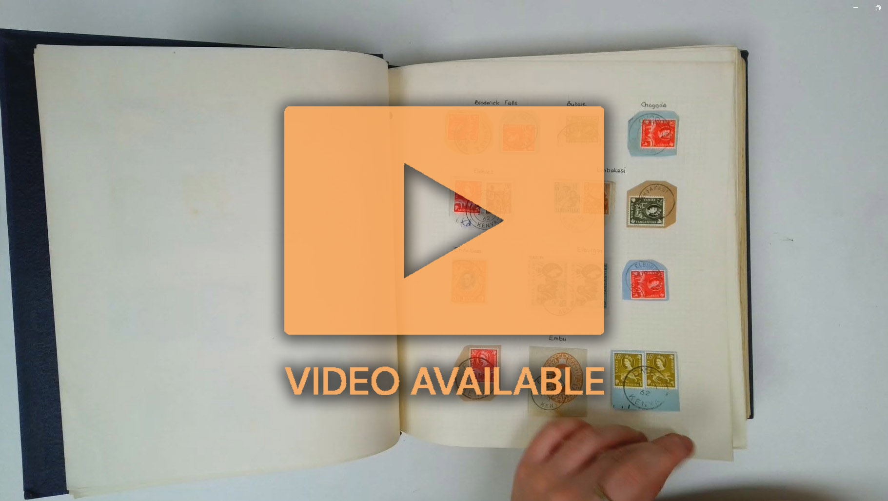 Kenya Uganda Tanganyika 1930-60s postmark collection