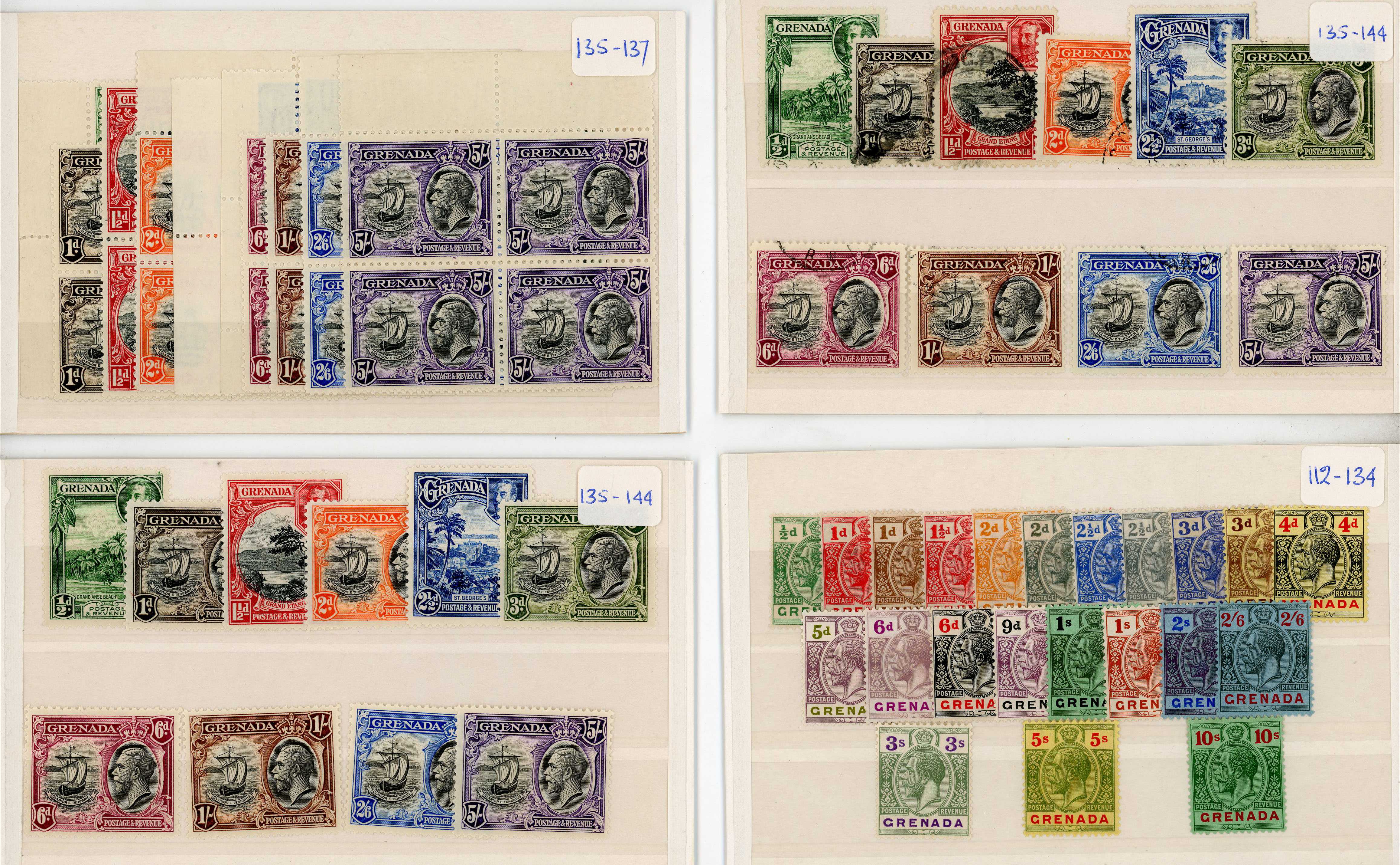 1861-1936 predominately mint selection arranged on stockcards