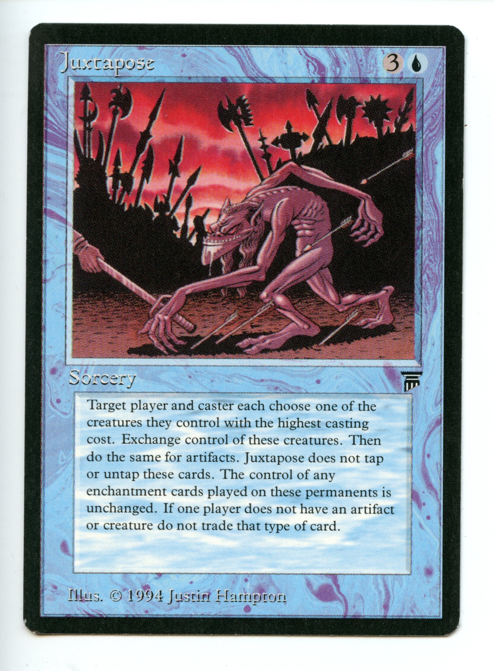 Magic the Gathering - Juxtapose  - Legends - Lightly Played