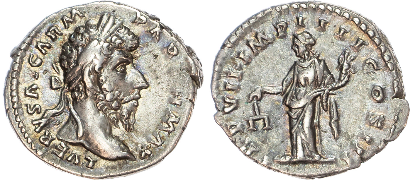 Lucius Verus (AD 161-169) AR Denarius, Rome, AD 167-168, 3.55g. 