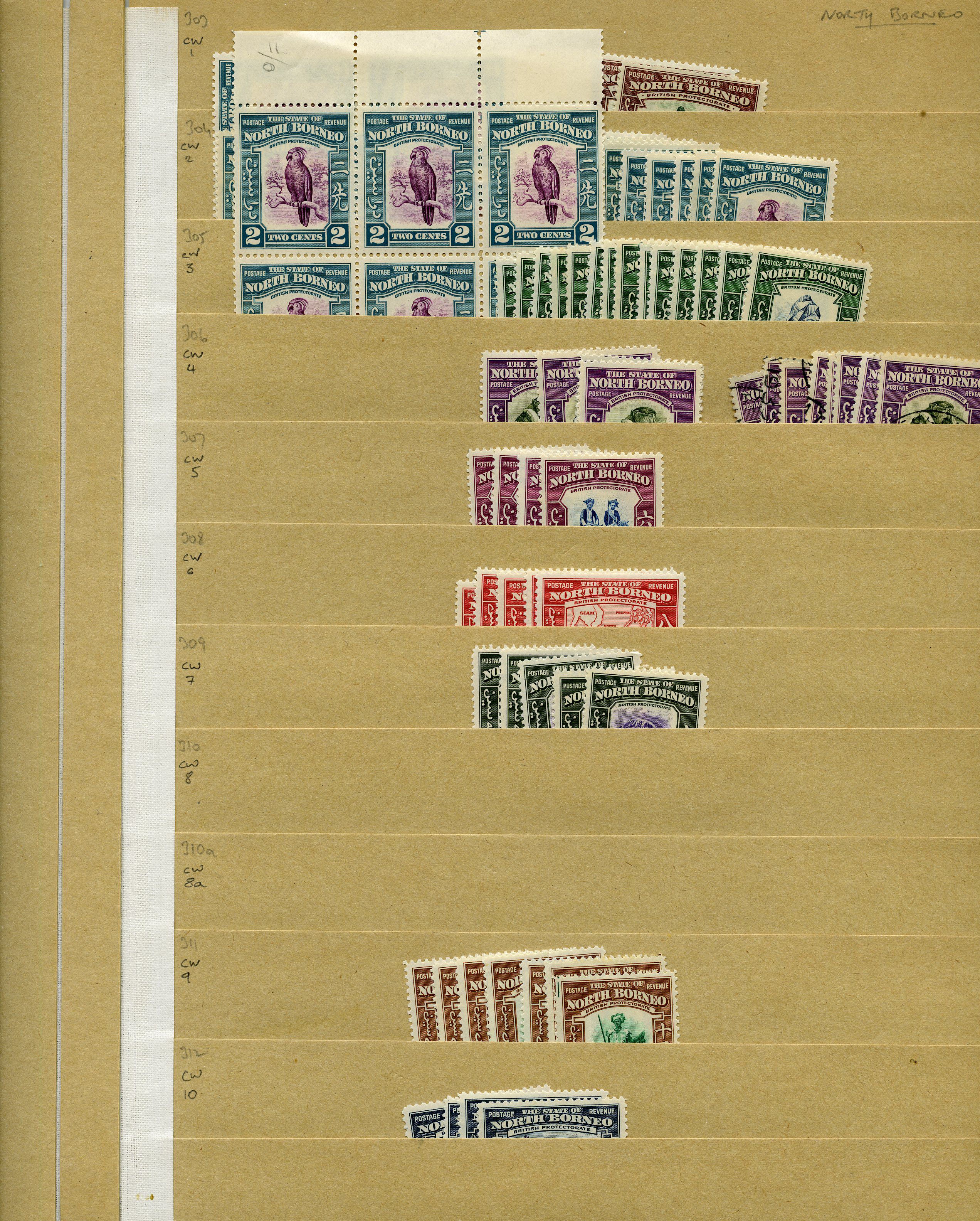 KG VI stock on manila stocksheets, good range...