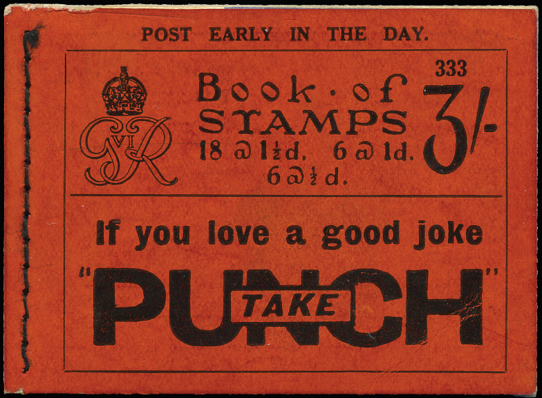 GB 1937 SG BD21 Edition No. 333 Booklet