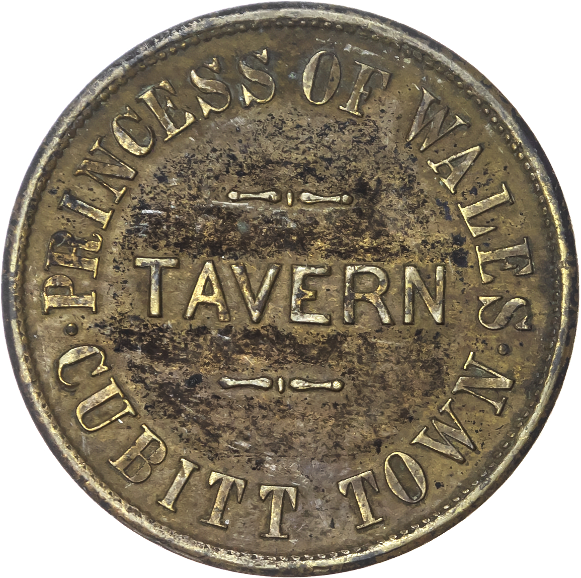 Lot of 5 coins - Lon. Earls Court. King’s Head , 4d., 28mm. O H Whittick (Taylor) aVF ; Lambeth, Belverdere Rd. New...