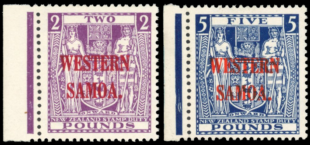 Samoa SG 193-4 mint