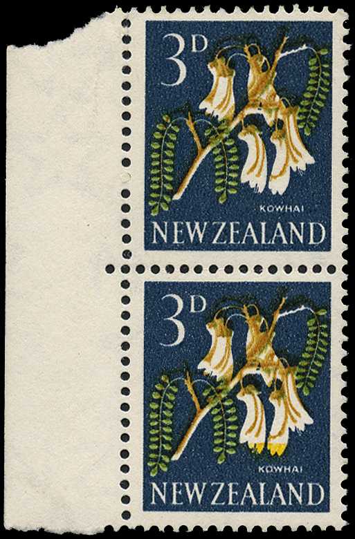 1960 3d Kowhai unmounted o.g....