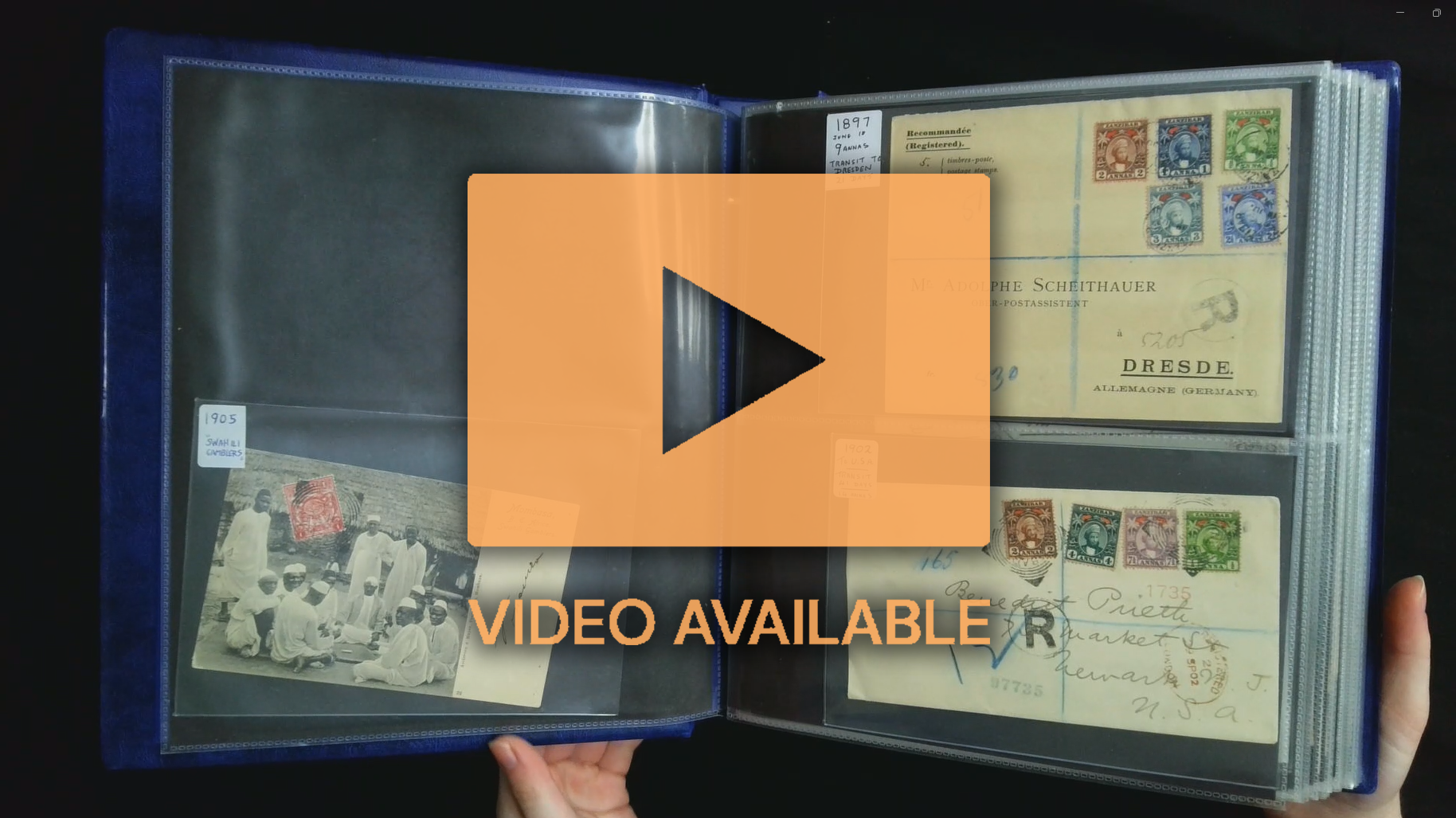 Zanzibar Postal History collection